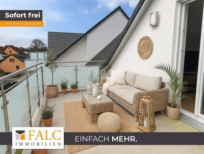 Energieeffiziente Dachgeschosswohnung - möbliert zu vermieten!