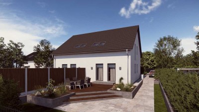 Exklusives Massivhaus in Premium-Qualität - Doppelhaushälfte / 2 Familienhaus...!