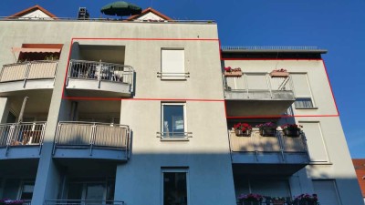 4-Zimmer-Wohnung mit 2 Balkonen und Tiefgaragenstellplatz in gepflegter Wohnanlage