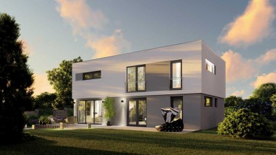 Leben, wo Design auf Ruhe trifft – Bauhaus Amsterdam in Frontanhausen inkl, Grundstück