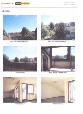 Gepflegte 2-Zimmer-Dachgeschosswohnung mit Balkon und EBK in HN - Frankenbach