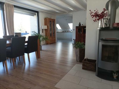 Großzügige Maisonette-Wohnung mit Dachterrasse, Loggia & Sauna in Lengerich