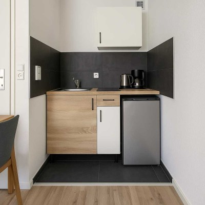 Stilvolle, möblierte 1,5-Zimmer-Wohnung mit gehobener Innenausstattung mit EBK in Offenbach am Main