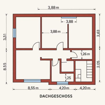 Helle 3-Zimmer Dachgeschosswohnung in Kerpen-Sindorf