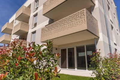 Viernheim Bannholzgraben II: Geräumige 2 Zi. ETW mit Terrasse und eigenem Gartenanteil