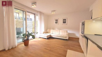 Kapitalanlage oder Eigenheim: sehr schicke 2-Zi-Whg mit Terrasse und Vorgarten in zentraler Lage