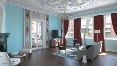 ELEGANTE ALTBAUWOHNUNG MIT STILVOLLER ORIGINAL STUCKATUR