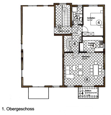 Helle Maisonette Wohnung in Offenbach-Rumpenheim, 5 Zi., 124 m2
