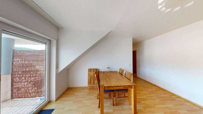 Gut geschnittene 2,5 Zimmerwohnung mit Balkon in Obrigheim zu verkaufen