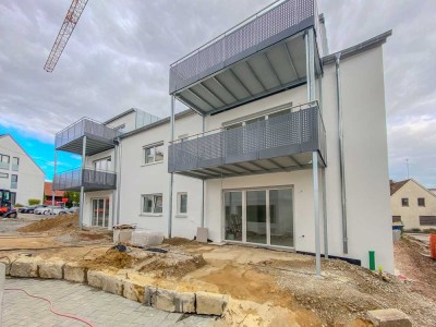 NEUBAU - Moderne 2 ZKB Erdgeschosswohnung mit Terrasse in Aichach zu vermieten!