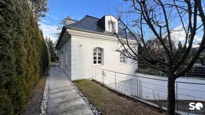 # SQ - VILLA IN TOP LAGE MIT SWIMMINGPOOL UND TIEFGARAGE - TOP LAGE &amp; EIN UNBEBAUTES GRUNDSTÜCK MIT ca. 751 m² GRUNDFLÄCHE