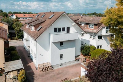 Leerstehende 3-Zimmer Maisonettewohnung in Ilvesheim mit Balkon und Blick ins Grüne