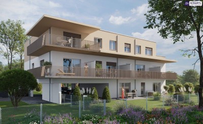 Ein wunderschöne helle Wohnung im einem feinen kleinem Neubauprojekt mit einem W-Balkon lädt zum Träumen und Genießen ein, in 8041 Graz
