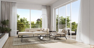 Nachhaltig Wohnen mit Grünblick: Entdecken Sie die 4-Zimmerwohnung mit 15m² Balkon