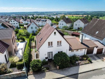 Schönes Einfamilienhaus mit großem Südgarten in exponierter Lage von Schönaich