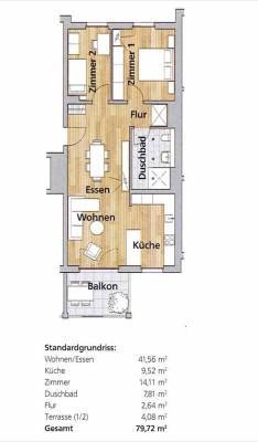 neuwertige 3-Raum-Wohnung in Lörrach mit EBK