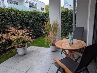 Ihr neues Zuhause in Beuel: Stilvolle, barrierefreie Wohnung mit Garten & Terrasse