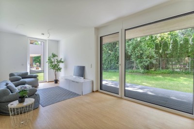 Provisionsfrei: Erstbezug in Ruhelage! 3-Zimmer-Wohnung in Graz-Eggenberg 60 m² WF | 16 m² Südost-Terrasse mit ca. 170 m² Garten