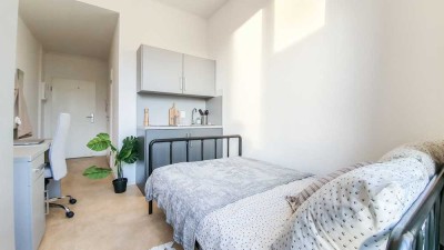 Vollständig möblierte 1-Zimmer-Wohnung