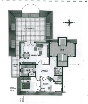 Super attraktive, geräumige 4-Zi.-Maisonettewohnung mit großer Terrasse in guter Lage in Ludwigsburg