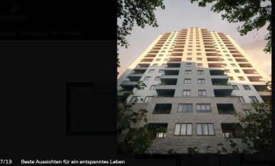 Helle 3-Zimmer-Wohnung mit toller Aussicht 12 OG