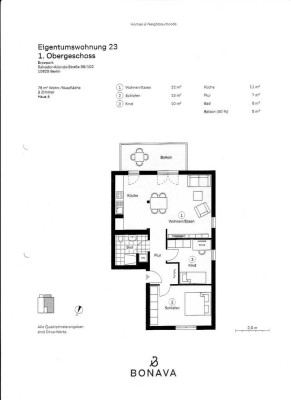Zweitbezug: Stilvolle 3-Raum-Wohnung mit gehobener Innenausstattung in Berlin-Köpenick