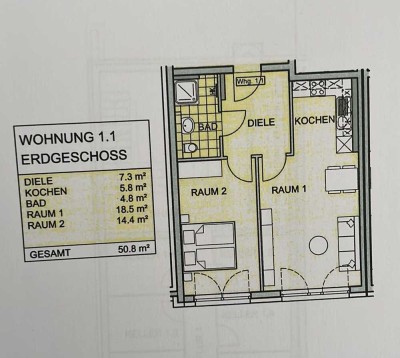 Komfortable Wohnung mit durchdachter Ausstattung