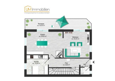 Doppelhaushälfte mit Garten und Garage in zentraler Lage