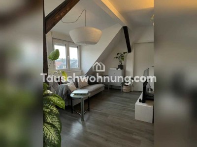 Tauschwohnung: Super helle Dachgeschosswohnung