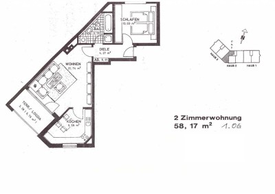 Gemütliche 2-Raum-Wohnung mit Balkon in Friedberg