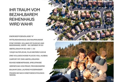 PINNEBERG-NORD; SCHÖNES; RENOVIERTES MITTELREIHENHAUS SUCHT MIETER