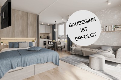 Kleinwohnanlage: sehr helles Appartement im 2.OG mit Terrasse