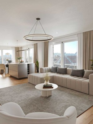 Traumpenthouse mit atemberaubender Sicht über Ludwigsburg zu mieten!