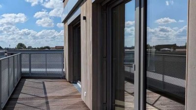 Erstbezug! Moderne 2-Zimmer-Wohnung mit EBK und Dachterrasse mit Spreeblick