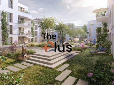 Dein neues Zuhause im The Plus: Exklusive 2-Zimmerwohnung mit großer Dachterrasse