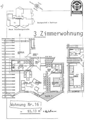 Helle 3-Zimmer-Maisonette-Wohnung mit Balkon und EBK in Neuenbürg/Buchberg