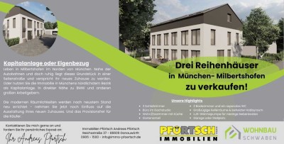 *Neubauprojekt* von 3 Reihenhäusern 10 Min. zu Fuß zu BMW & zur U2