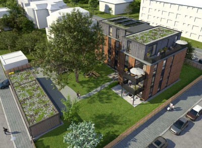 Eleganz trifft Wohnkomfort 3 Zimmer Dresden City KfW 40 Aufzug Photovoltaik uvm