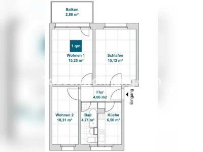 Tauschwohnung: Tausche 3-Raum-Wohnung gegen kleine Azubi-Unterkunft