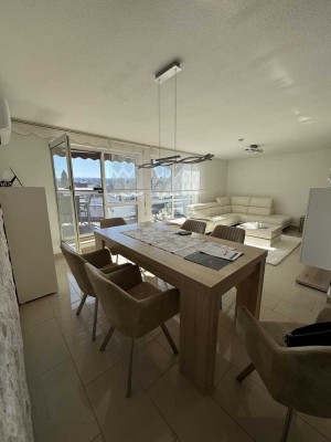 Gepflegte 4-Zimmer-Wohnung mit Balkon, Garage und Weitblick in Pforzheim-Brötzingen