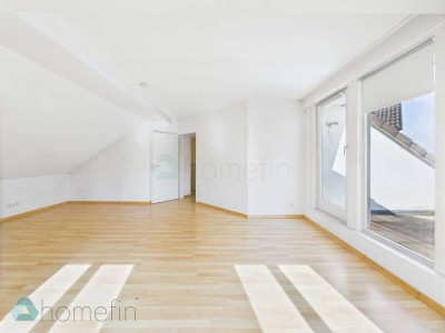 Ab sofort: Stilvolle 2,5-Zi.-Wohnung mit idyllischer Dachterrasse in Top-Lage von Meerbusch-Büderich