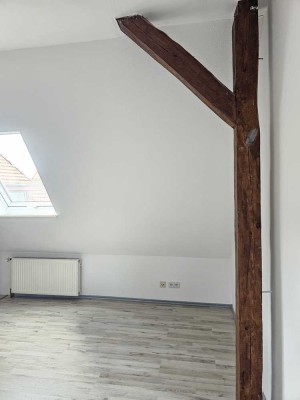 Helle frisch sanierte 1,5 Zimmer Wohnung im Dachgeschoss zu vermieten (mit Bewerbungsschreiben)