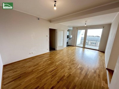 Hochwertige 3-Zimmer Wohnung mit großem Balkon und Bad mit Fenster! Wohnen im Mautner-Markhof nahe S-Bahn und Zentrum