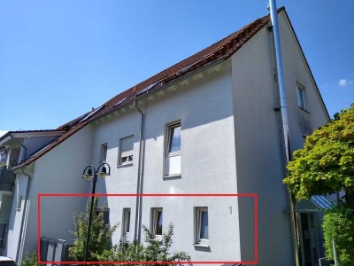 Teil möblierte 1-Zi-Whg mit Balkon und EBK in Ehningen