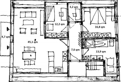 870 € - 101 m² - 3.5 Zi.