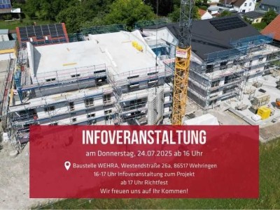 MAURER-HOF: Betreutes Wohnen in Friedberg-Ottmaring mit attraktiver Süd-West-Ausrichtung