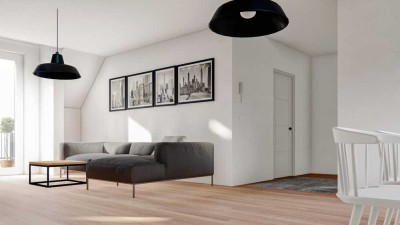 Klimafreundlich wohnen im Altbauflair – Moderne Dachgeschosswohnung in zentraler Lage von Landau