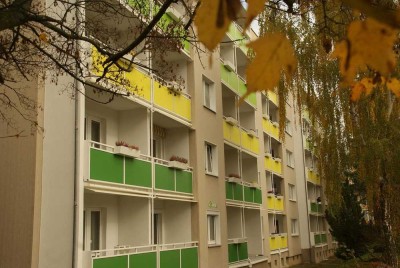 Wohnen in toller Lage  „Zeitz-Ost“ - 2-Raum-Wohnung mit Balkon und Dusche im 3. OG