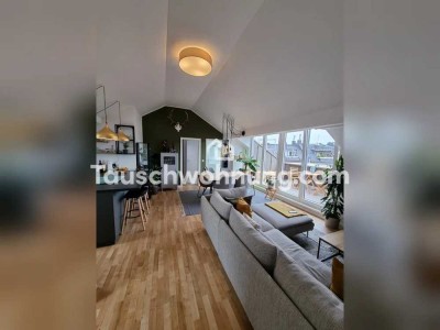 Tauschwohnung: Schöne Dachgeschosswohnung mit Terrasse am Gärtnerplatz
