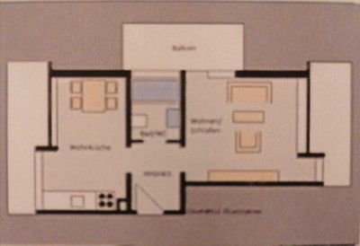 Geschmackvolle 1-Zimmer-Wohnung mit gehobener Innenausstattung mit EBK in Leinfelden-Echterdingen